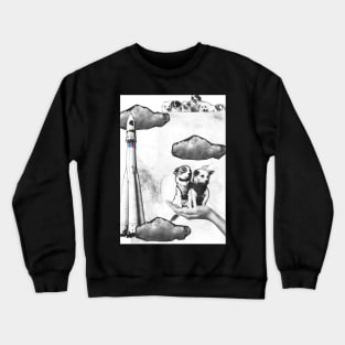 Belka and Strelka go home. Crewneck Sweatshirt